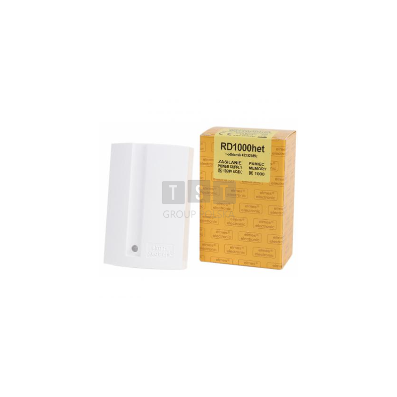 RD1000HET Odbiornik 2-kanałowy z wyświetlaczem ( pamięć 1000 pilotów )