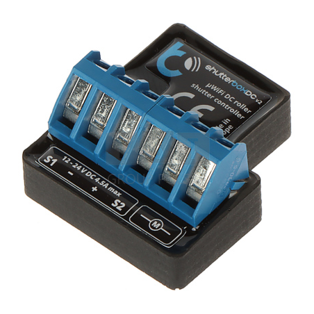 INTELIGENTNY STEROWNIK ROLET SHUTTERBOX-DC-V2/BLEBOX Wi-Fi, 12 ... 24 V DC