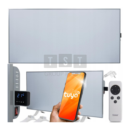 Panel grzewczy IR CRONOS Synthelith PRO CRP-770TWP Full Grey