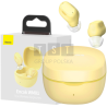 SŁUCHAWKI BEZPRZEWODOWE TWS Baseus Encok WM01 NGTW240011 UPGRADED VERSION BT 5.3 ŻÓŁTE