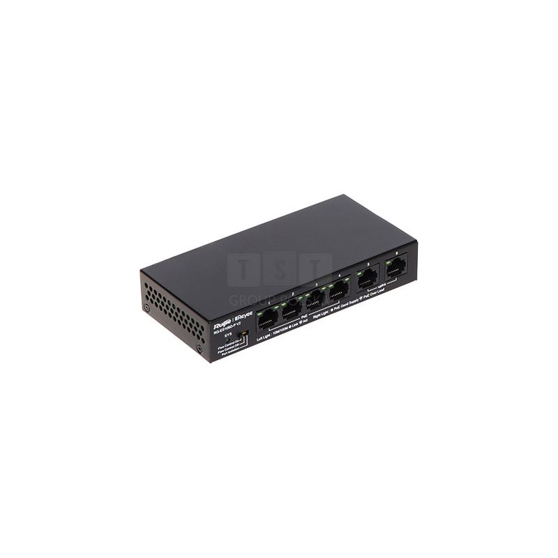 SWITCH POE RG-ES106D-P-V2 4-PORTOWY REYEE
