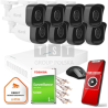 Zestaw monitoringu Hilook by Hikvision 8 kamer IP IPCAM-B2 1TB dysk