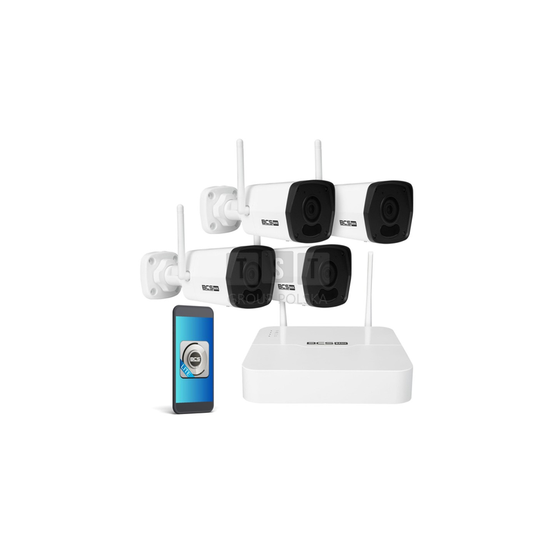 ZESTAW DO MONITORINGU BEZPRZEWODOWY WIFI BCS-B-KITW(2.0)