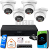 Zestaw monitoringu IP Dahua Medium NVR 4 kamery kopułowe 4MPx