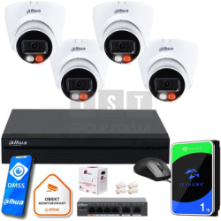 Zestaw monitoringu IP Dahua...