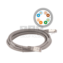 Patch-cord F/UTP kat.5e PVC...