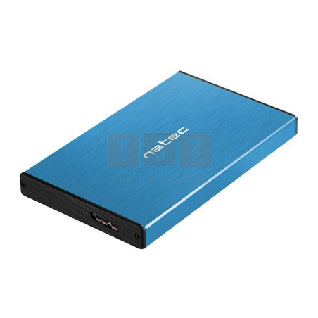 Zewnętrzna obudowa dysku Natec Rhino Go SATA 2.5" Niebieski