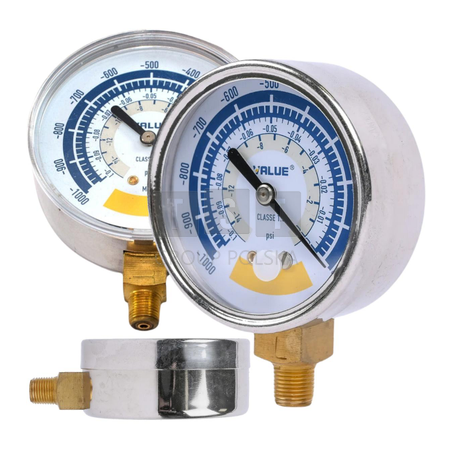 Wakuometr do pompy próżniowej VALUE- mały