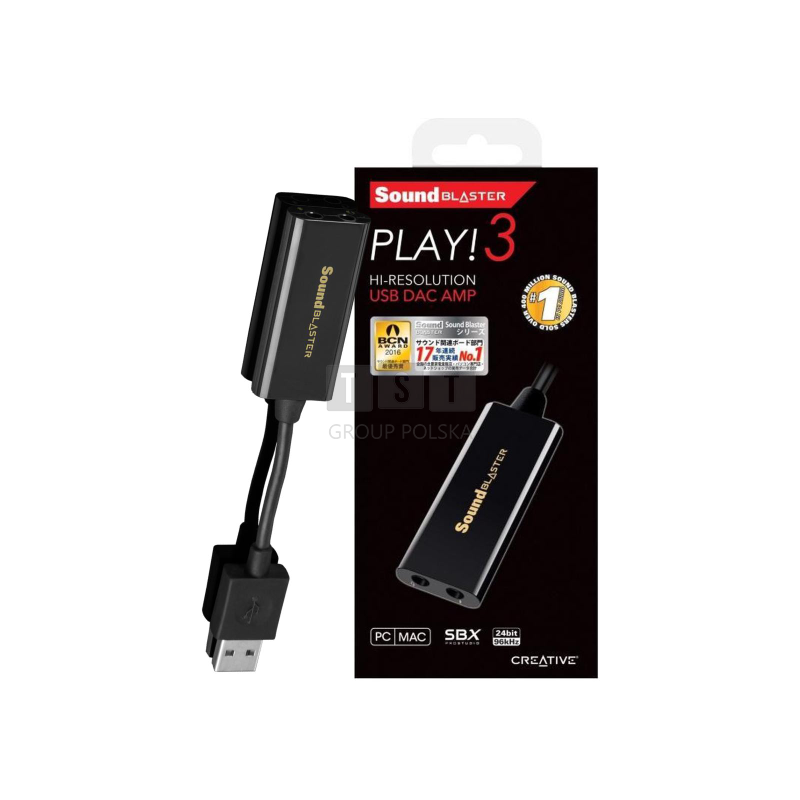 Karta dźwiękowa Creative Sound Blaster PLAY! 3 zewnętrzna