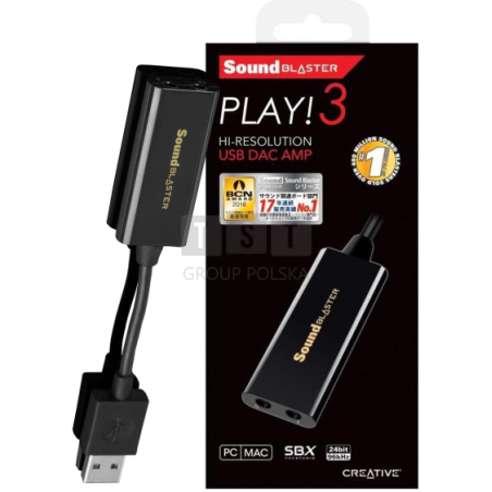 Karta dźwiękowa Creative Sound Blaster PLAY! 3 zewnętrzna