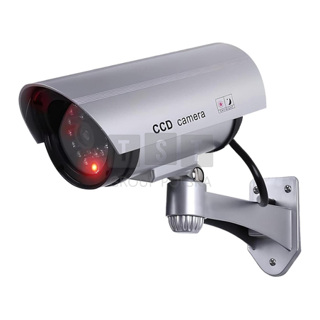 Atrapa kamery tubowej srebna AT-1B-S