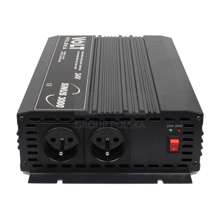 PRZETWORNICA VOLT POLSKA SINUS 3000 24V / 230V 1500/3000W