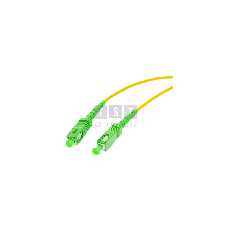 PATCHCORD ŚWIATŁOWODOWY SM 2M SIMPLEX 9/125, SC/APC-SC/APC 3MM