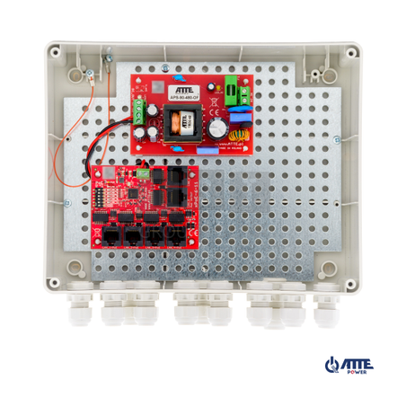 SWITCH ZEWNĘTRZNY 5-PORTOWY POE DO 5 KAMER IP ATTE IP-5-11-L2