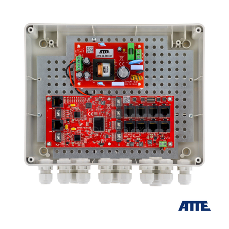 SWITCH ZEWNĘTRZNY 8-PORTOWY POE DO 8 KAMER IP ATTE IP-8-20-L2