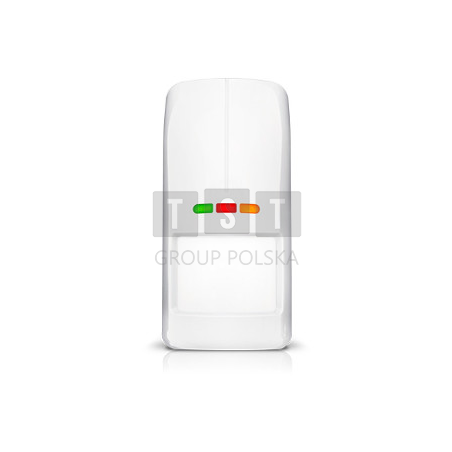SATEL ZEWNĘTRZNY DUALNY CZUJNIK RUCHU OPAL PRO, BEZ UCHWYTU (BIAŁY)