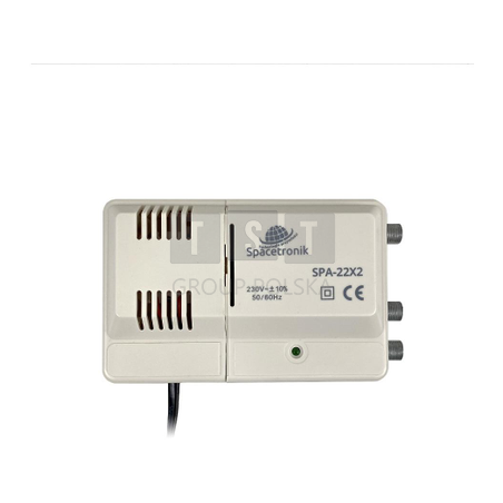 Wzmacniacz szerokopasmowy Spacetronik SPA-22X2 VHF/UHF 24dB