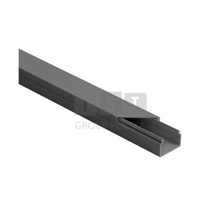 Listwa elektroinstalacyjna kpl. SZARY SLS 14x14 2m (PACZKA 10szt.)