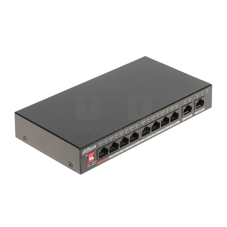 SWITCH POE PFS3010-8ET-96-V2 8-PORTOWY DAHUA