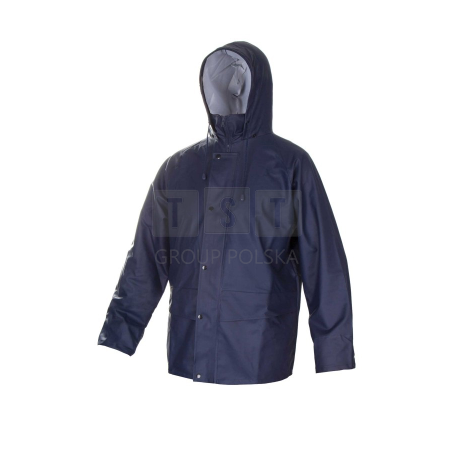 ARTMAS KPR-PU ROBOCZA KURTKA PRZECIWDESZCZOWA POLIURETANOWA WZMOCNIONA PODSZEWKĄ POLIESTROWĄ WYSOKA JAKOŚĆ R. XXL