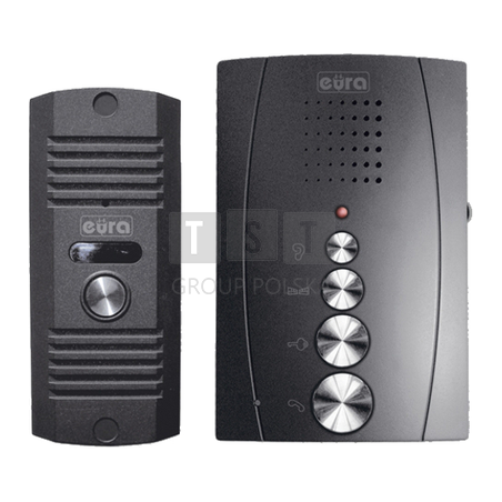 EURA ADP-12A3 ''INVITO'' Domofon głośnomówiący, bezsłuchawkowy, dwie słuchawki