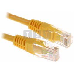 PATCHCORD KAT5E UTP 2M ŻÓŁTY