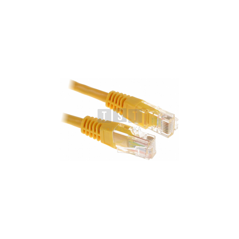 PATCHCORD KAT5E UTP 2M ŻÓŁTY