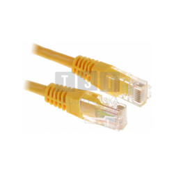 PATCHCORD KAT5E UTP 20M ŻÓŁTY