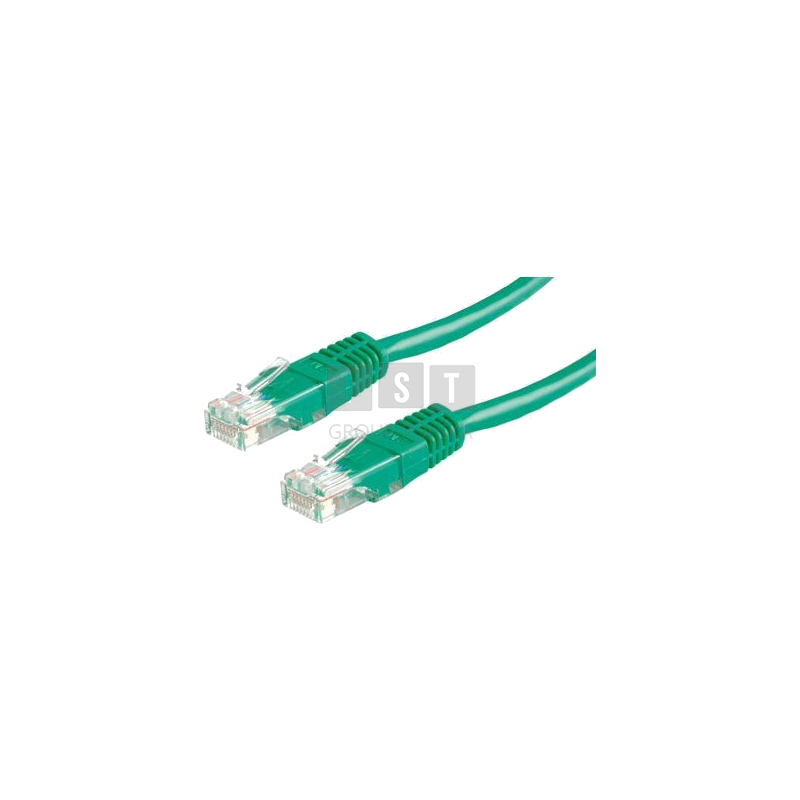 PATCHCORD KAT5E UTP 10M ZIELONY