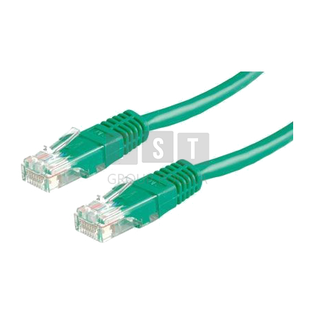 PATCHCORD KAT5E UTP 10M ZIELONY