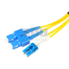 PATCHCORD ŚWIATŁOWODOWY SM SC/UPC-LC/UPC DUPLEX 3m