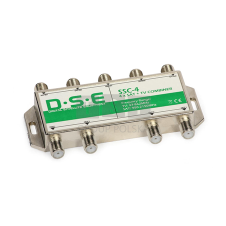 SSC4/DSE Sumator sygnału SSC-4 DSE, łączy sygnal z konwertera Quad z sygnałem TV naziemnej