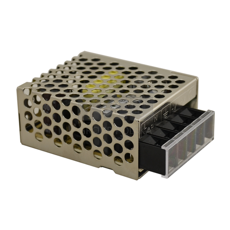 RS-15-12 Zasilacz niebuforowy do zabudowy RS, 12V/1,3A, MEAN WELL