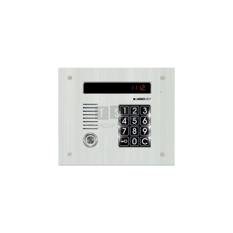 CP-2513R-INOX Panel audio poziomy, ze stali nierdzewnej, z czytnikiem kluczy RFID, LASKOMEX
