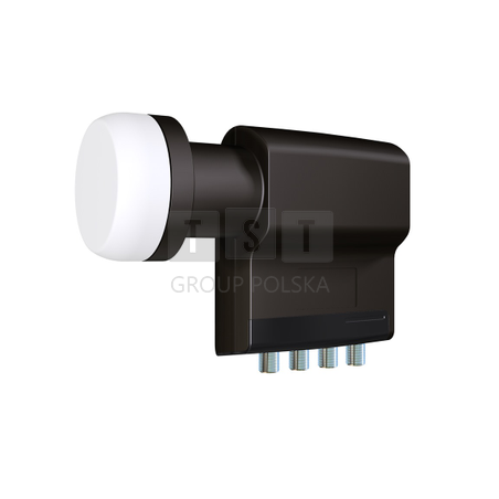 INVERTO/4QB Konwerter SAT QUATRO Inverto Black Premium 0,2dB, wzmocnienie 55dB