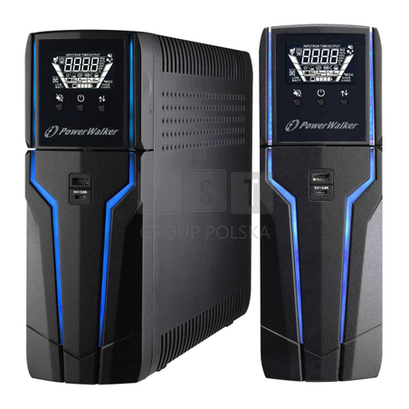UPS DLA GRACZY PowerWalker VI 1000 GXB FR