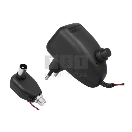 Zasilacz antenowy regulowany z gniazdem F DC 2-12V/100mA