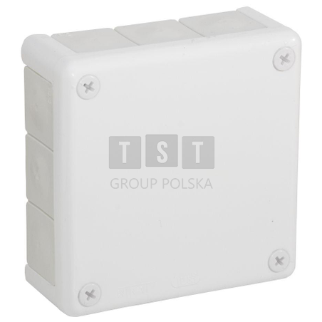 Puszka natynkowa pusta 12 wlotów VIPLAST VP-51 BIAŁA IP55 118x118x46mm 051-01