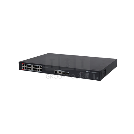 PFS3220-16GT-240-V2 Switch GB 16xPoE 2x Uplink, 2xSFP