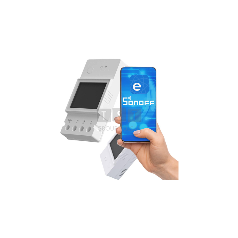 SONOFF POW Elite | POWR320D | Przekaźnik Wifi z funkcją pomiaru zużycia prądu i mocy