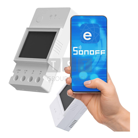 SONOFF POW Elite | POWR320D | Przekaźnik Wifi z funkcją pomiaru zużycia prądu i mocy