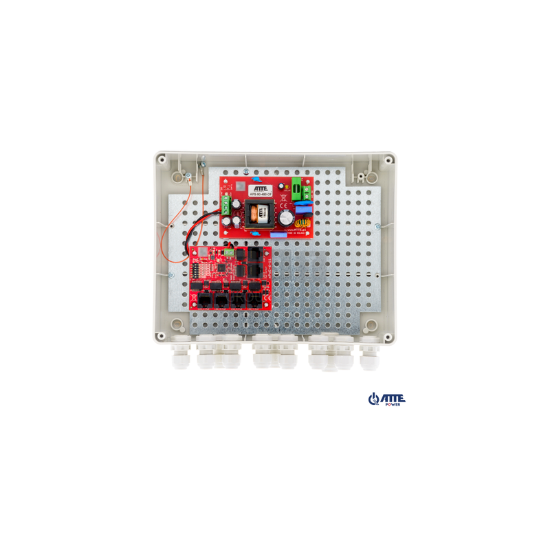 Zestaw do 5 kamer IP ATTE IP-5-11-L2