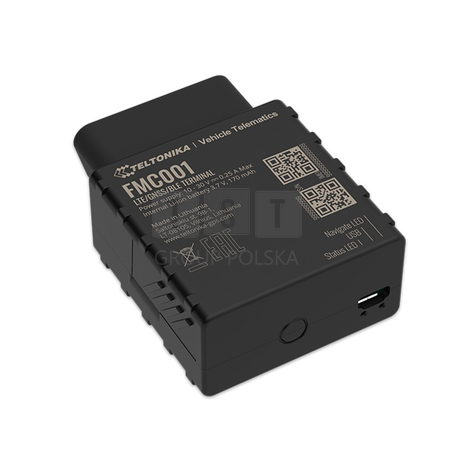 Teltonika FMC001 | Lokalizator GPS | Złącze OBDII, Plug and Play, GPS, LTE Cat.1, Bluetooth LE