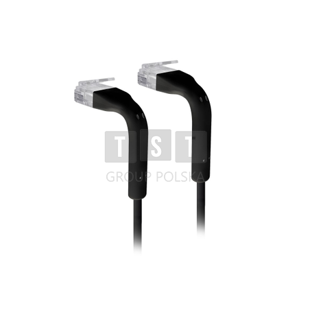 Ubiquiti U-Cable-Patch-RJ45-BK | Kabel miedziany | UniFi Cable, RJ45, 0,1m, Czarny