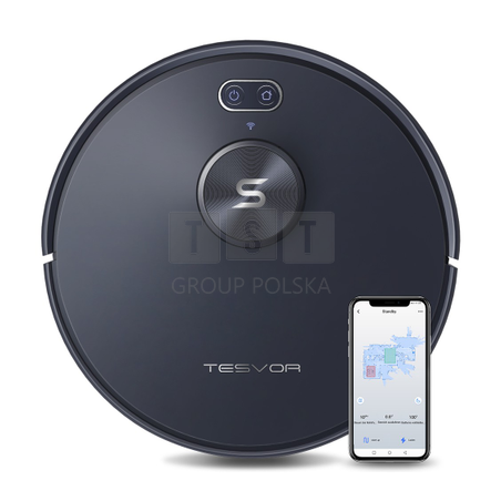 Tesvor S6 Robot Vacuum with Mop | Inteligentny Odkurzacz | Granatowy