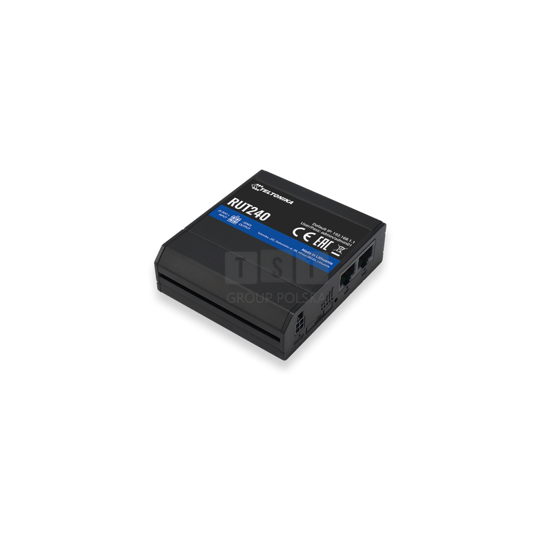 Teltonika RUT240 | Przemysłowy Router LTE | Cat.4, 2x LAN 100Mb/s WiFi 2,4GHz, RUT240 0DE000