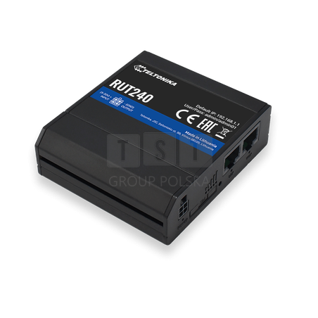 Teltonika RUT240 | Przemysłowy Router LTE | Cat.4, 2x LAN 100Mb/s WiFi 2,4GHz, RUT240 0DE000