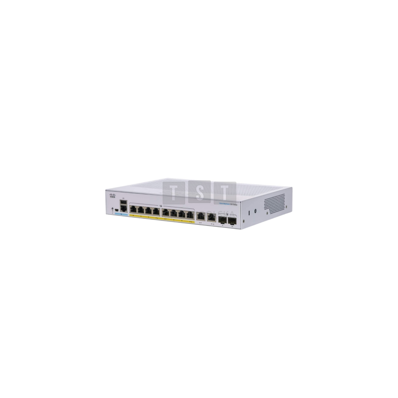 Cisco CBS250-8P-E-2G | Switch | 8x RJ45 1000Mb/s PoE, 2x RJ45/SFP Combo, 67W