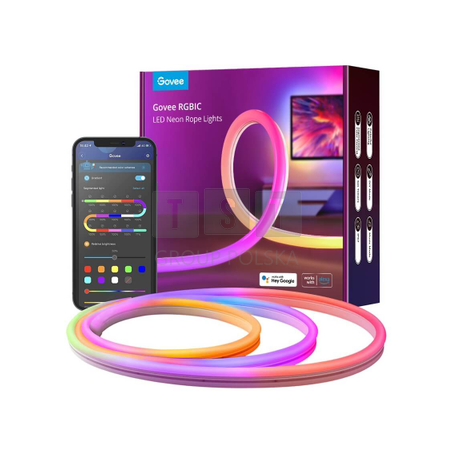 Govee H61A0 Neon Rope 3m | Taśma LED | Wi-Fi, Bluetooth, RGBIC