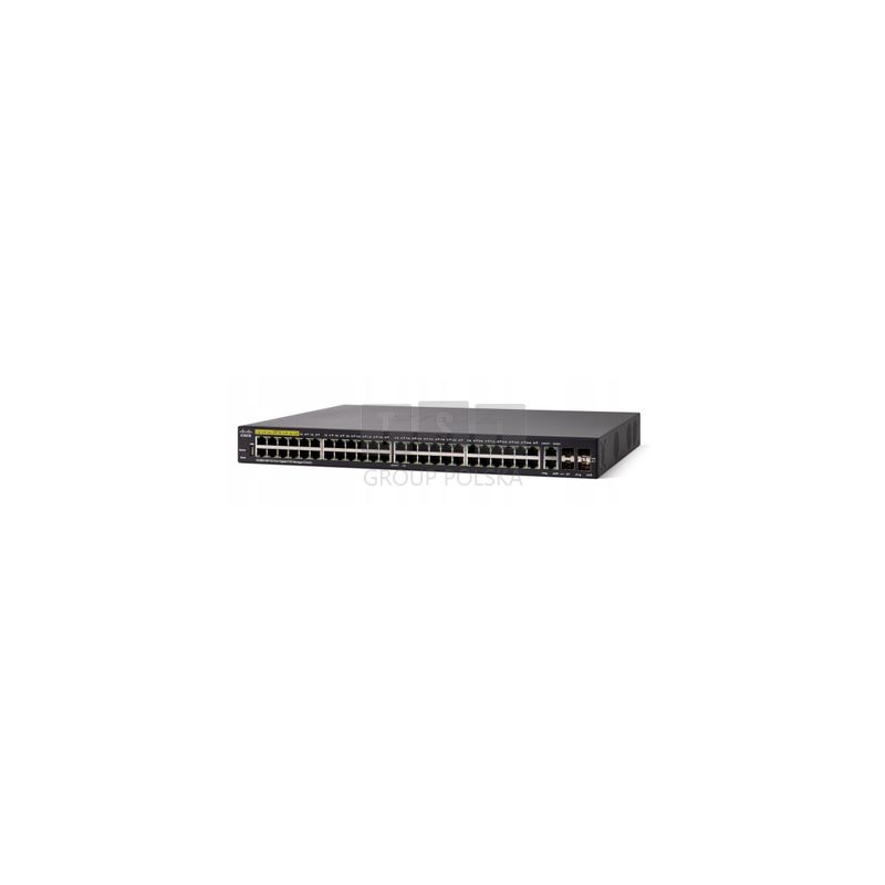 Cisco SG350-52P | Switch PoE | 48x 1000Mb/s PoE, 375W, 2x Combo(RJ45/SFP) + 2x SFP, Zarządzalny